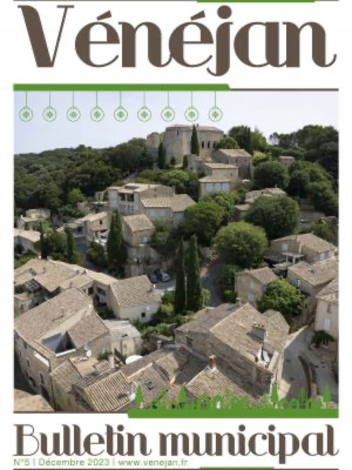Couverture du bulletin municipal de décembre 2023