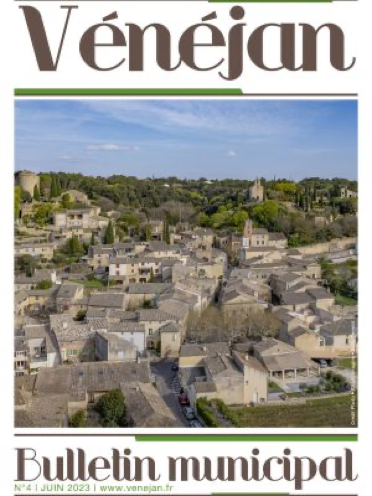 Couverture du bulletin municipal de juin 2023