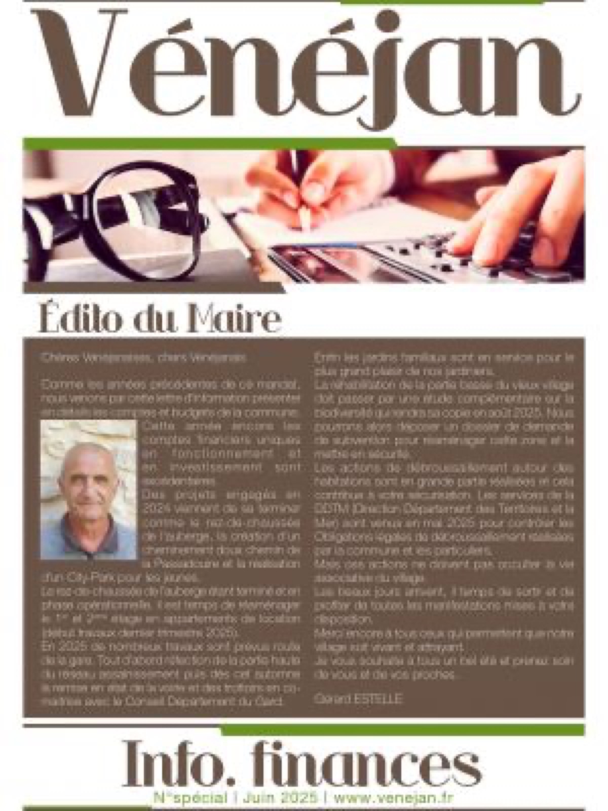 Couverture du bulletin municipal de juin 2025