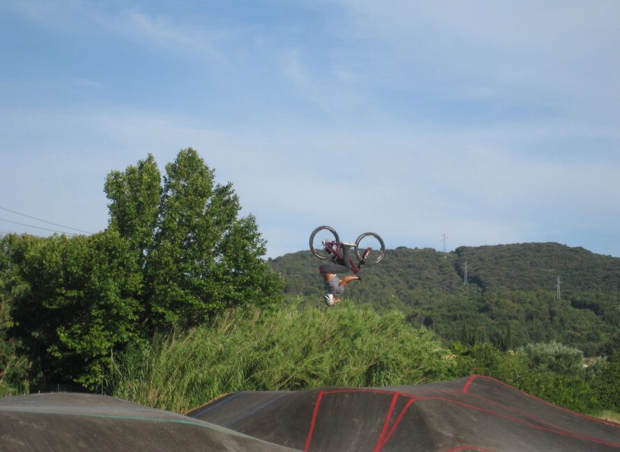 Piste de pumptrack de Vénéjan